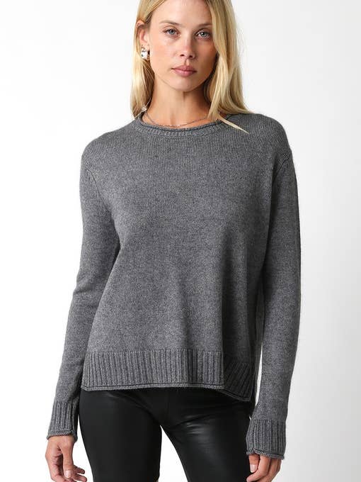 Tessa Pullover für den Großhandel von Olivaceous