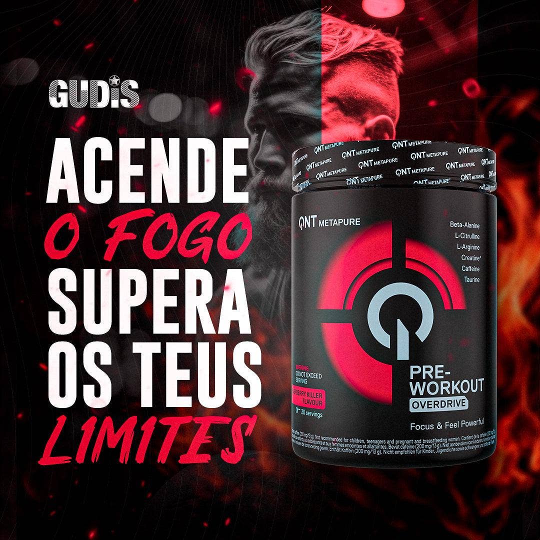 Gudis - Wholesale Oral Supplement/Vitamin - Pre-Workout Overdrive - Raspberry 390g0