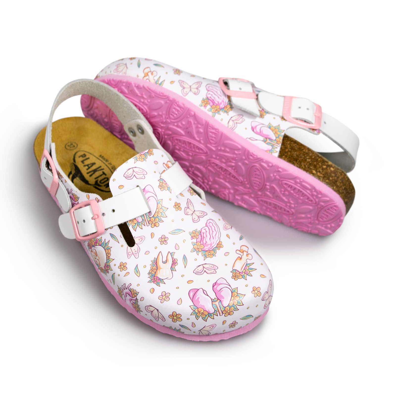 Haikon Hada (Calzame, Alster Komfort, Timoni) - Vendita all'ingrosso Zoccoli - Donna - Zoccoli Human stampati per professionisti della salute4