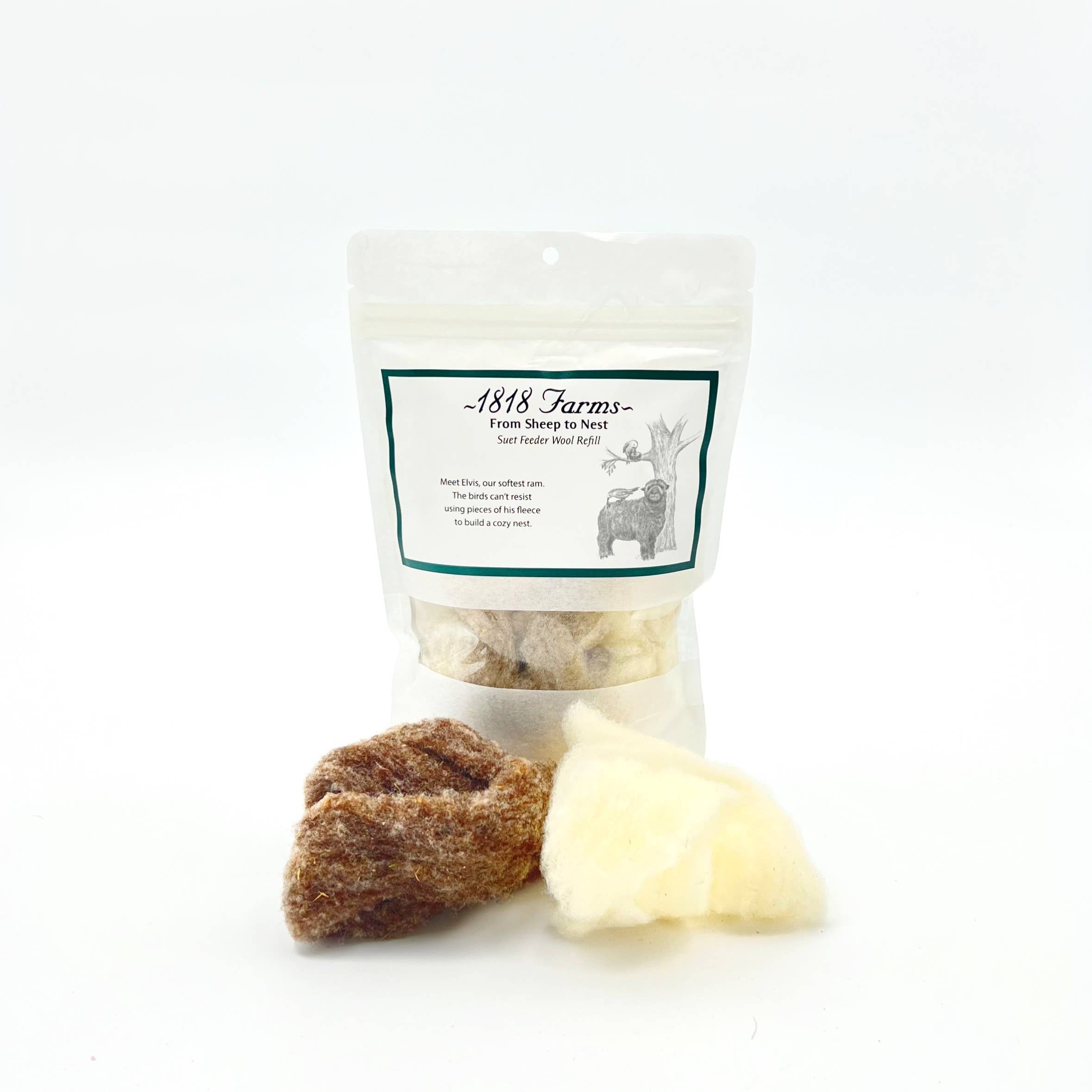 1818 Farms - Wholesale Bird Feeder - Suet Feeder Wool Refill2