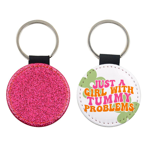 ART WOW - Wholesale Keychain – Women's - Keyrings 'Tummy Problems'3