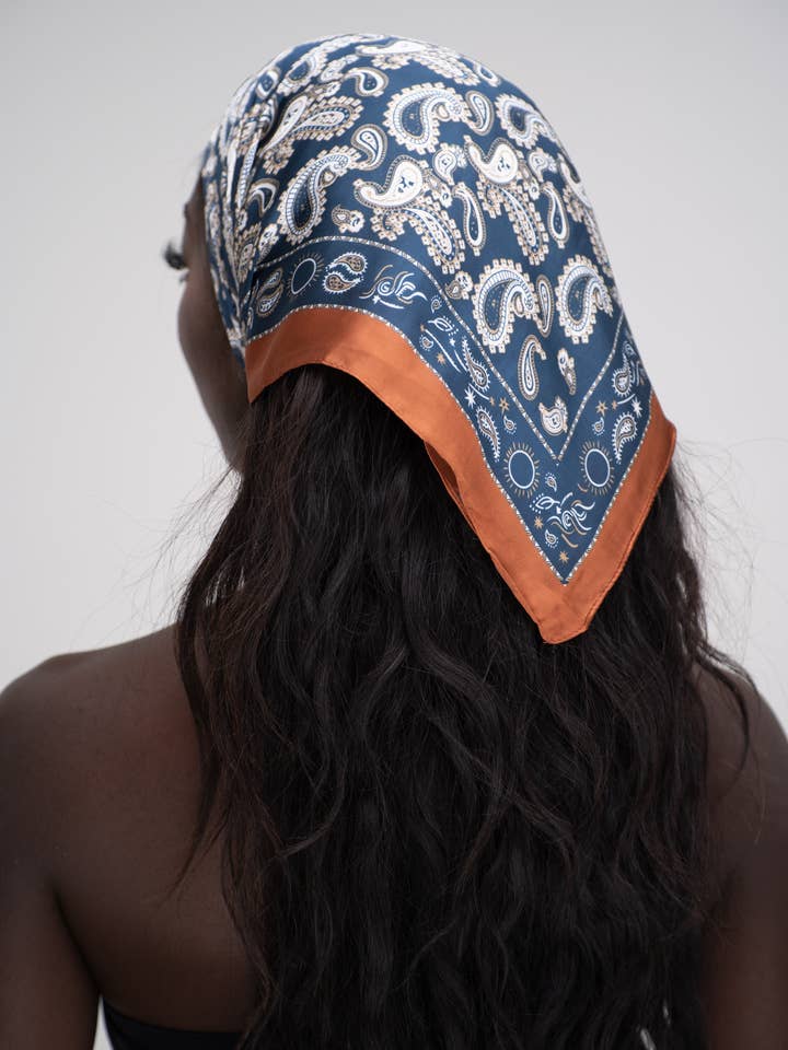 Paisley - Blå | Mini for engroshandel hos Doves of Dawn