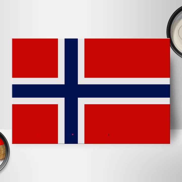 Femer - Wholesale Sign - Flag of Norway wooden sign 18x12cm Flag of Norway1