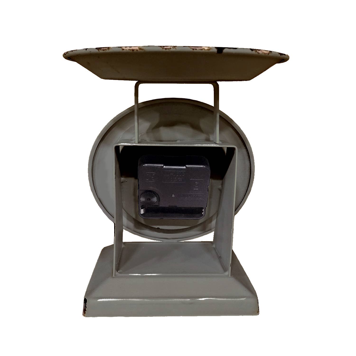 Col House Designs - Wholesale Desk Clock - Vintage Dark Gray Old Town Scale Clock2