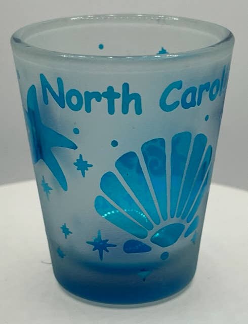 7 Star - Wholesale Shot Glass - North Carolina State Etching Shot Glass 2 oz Best Seller0