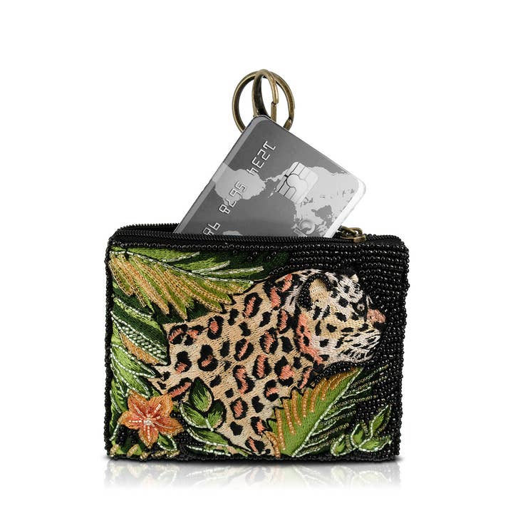 Mary Frances Accessories - Wholesale Coin Purse - Women's - Spot On Beaded Leopard in Jungle Coin Purse4