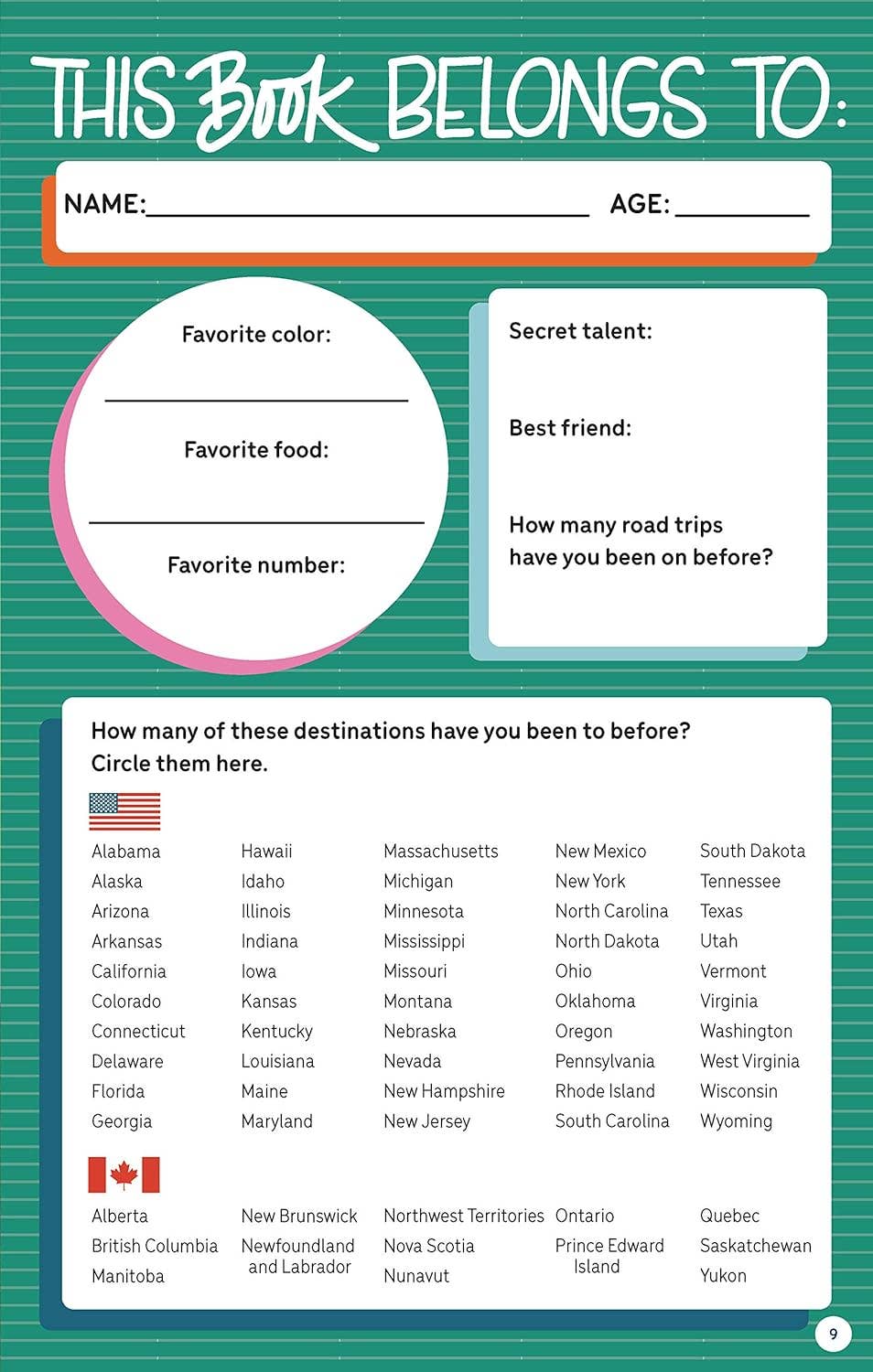 Fox Chapel Publishing - Wholesale Travel Book - Road Trip Activities and Travel Journal for Kids2