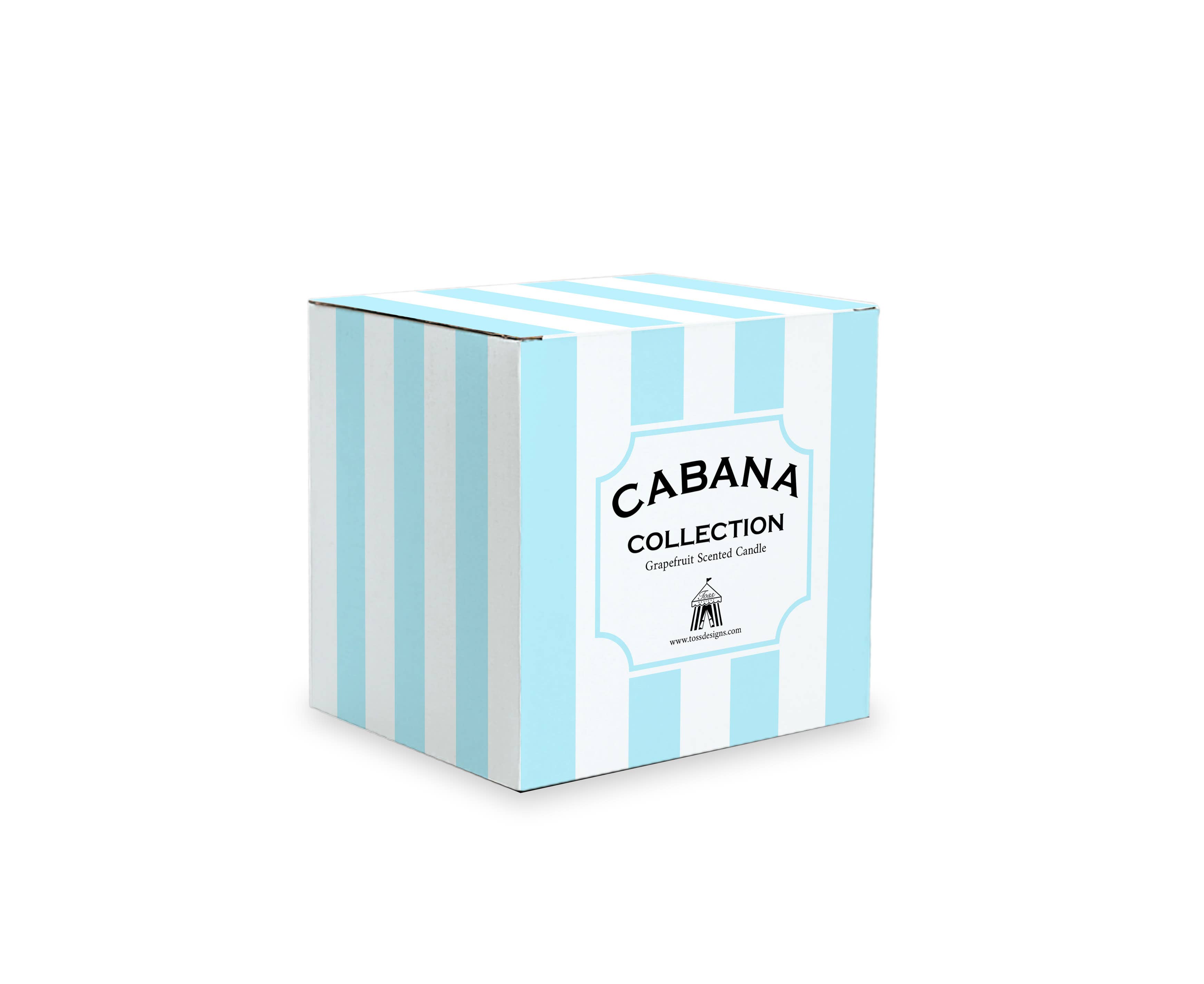 Toss Designs - Wholesale Travel Candles - Travel Candle - Cabana Blue & White Stripe1