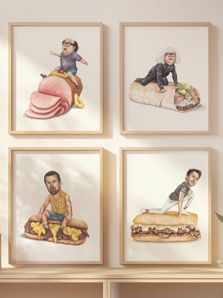 It's Always Sunny Four-Pack for wholesale by Celebs on Sandwiches