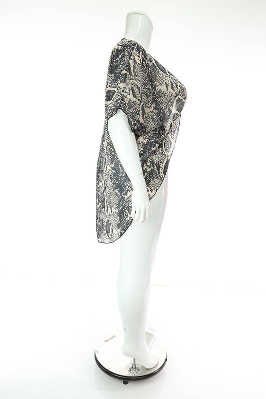 SEXY STAR DESIGN INC – wholesale Kimono - Dam – Plusstorlek Ny Stil Dam Chiffon Kimonoärmar12