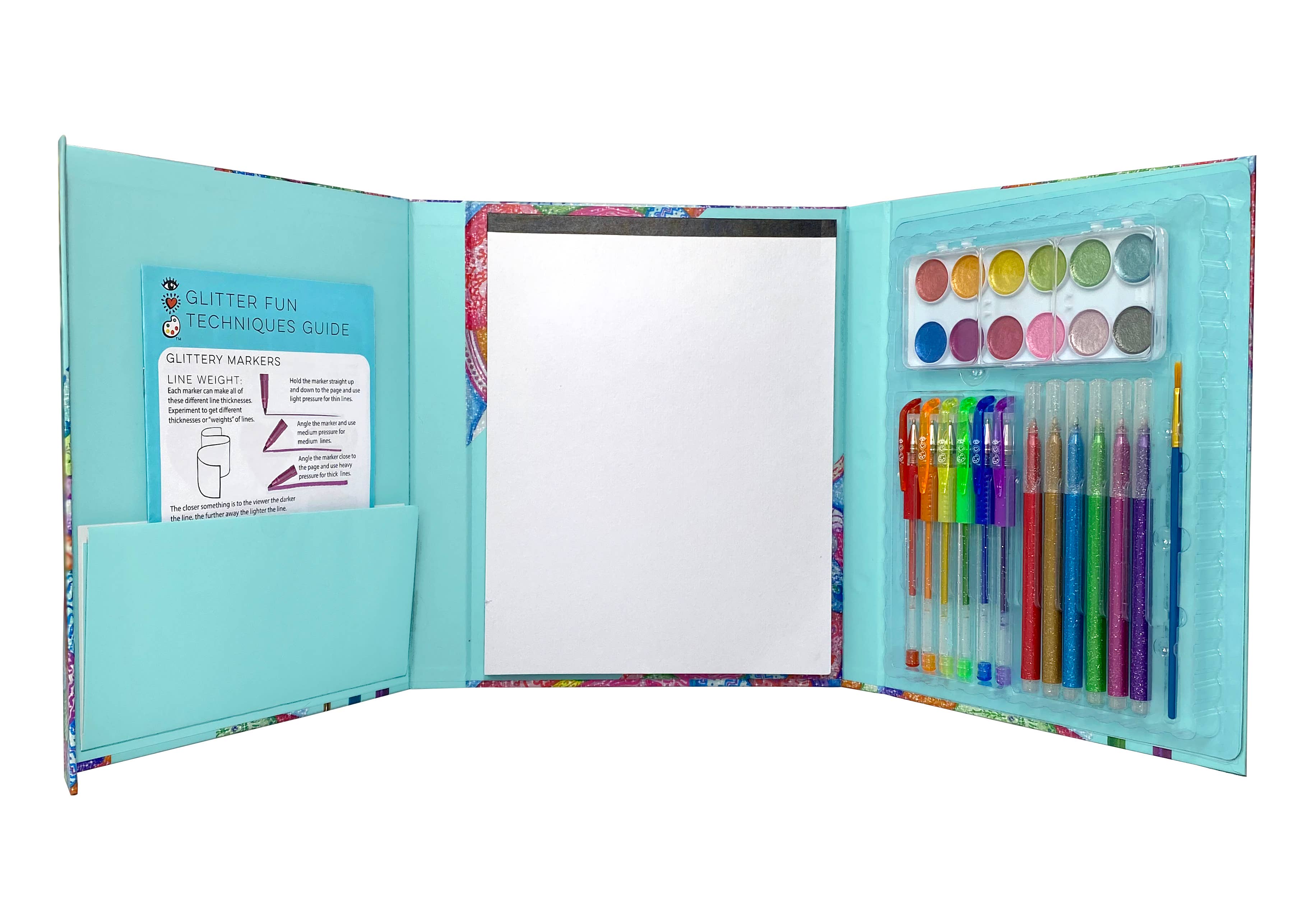 Bright Stripes - Wholesale Art Set - Kids & Baby - iHeartArt Mash-Up Art Pack Glitter FX1