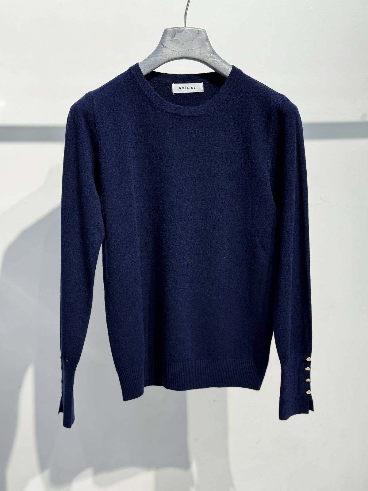 NOELINE - Wholesale Knit Sweater - Women's - Round neck fine knit sweater 2520419