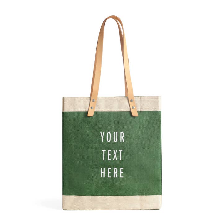 Market Tote in Field Green (034GN) for wholesale by Apolis