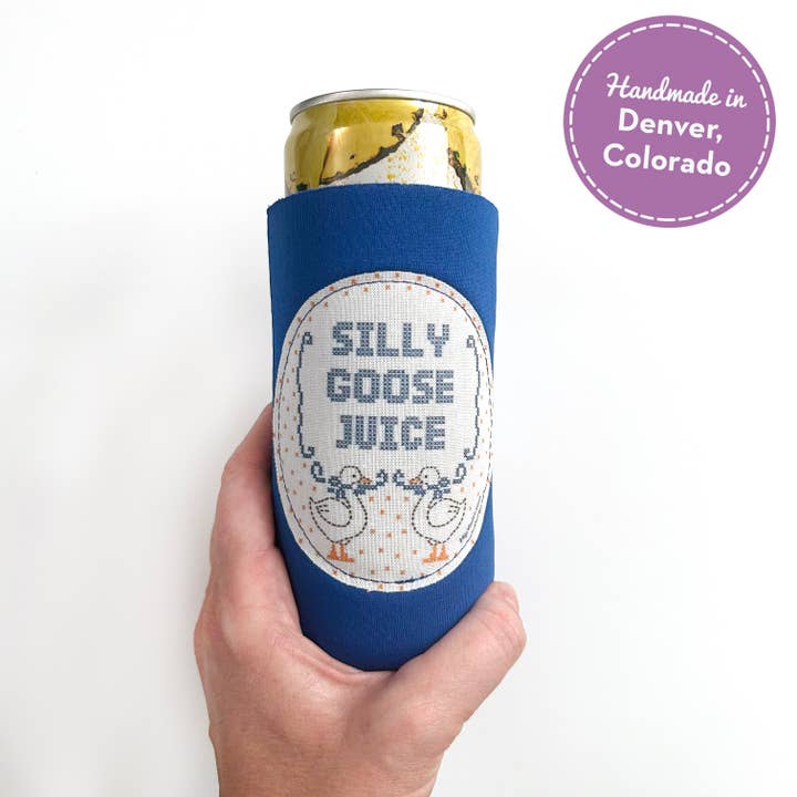 Hip Violet - Wholesale Drink Huggers & Koozies - Silly Goose Juice Can Cooler2