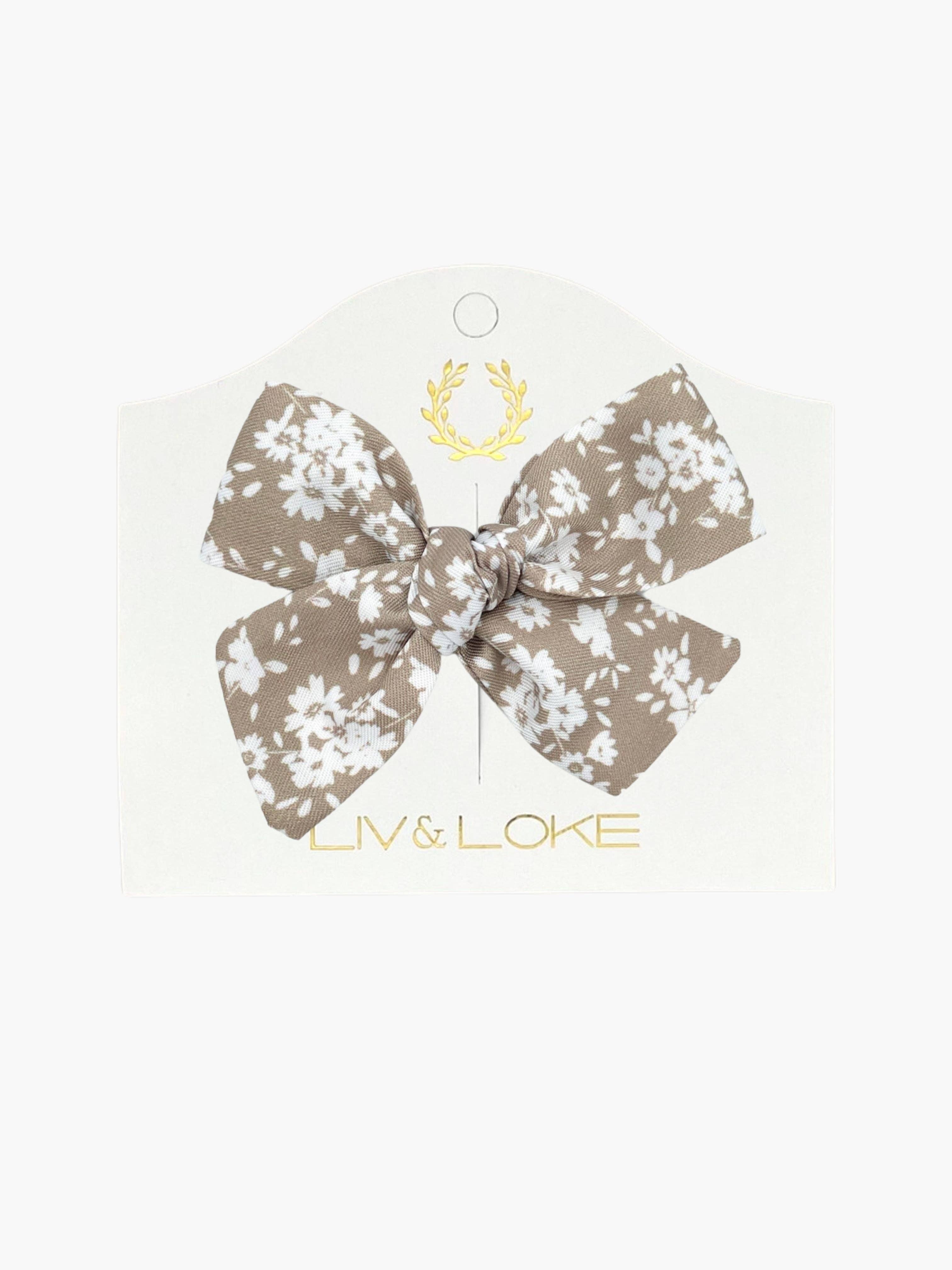 Liv & Loke - Wholesale Haarstrik - Kinderen - Ester Bow - Sweet Floral