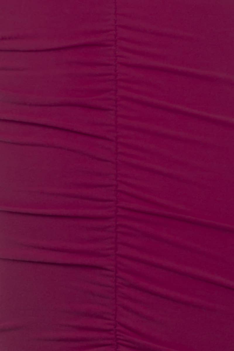 NINEXIS - Wholesale Skirt - Women's - CWBMS070_Slim Fit Ruched Long Pencil Skirt18