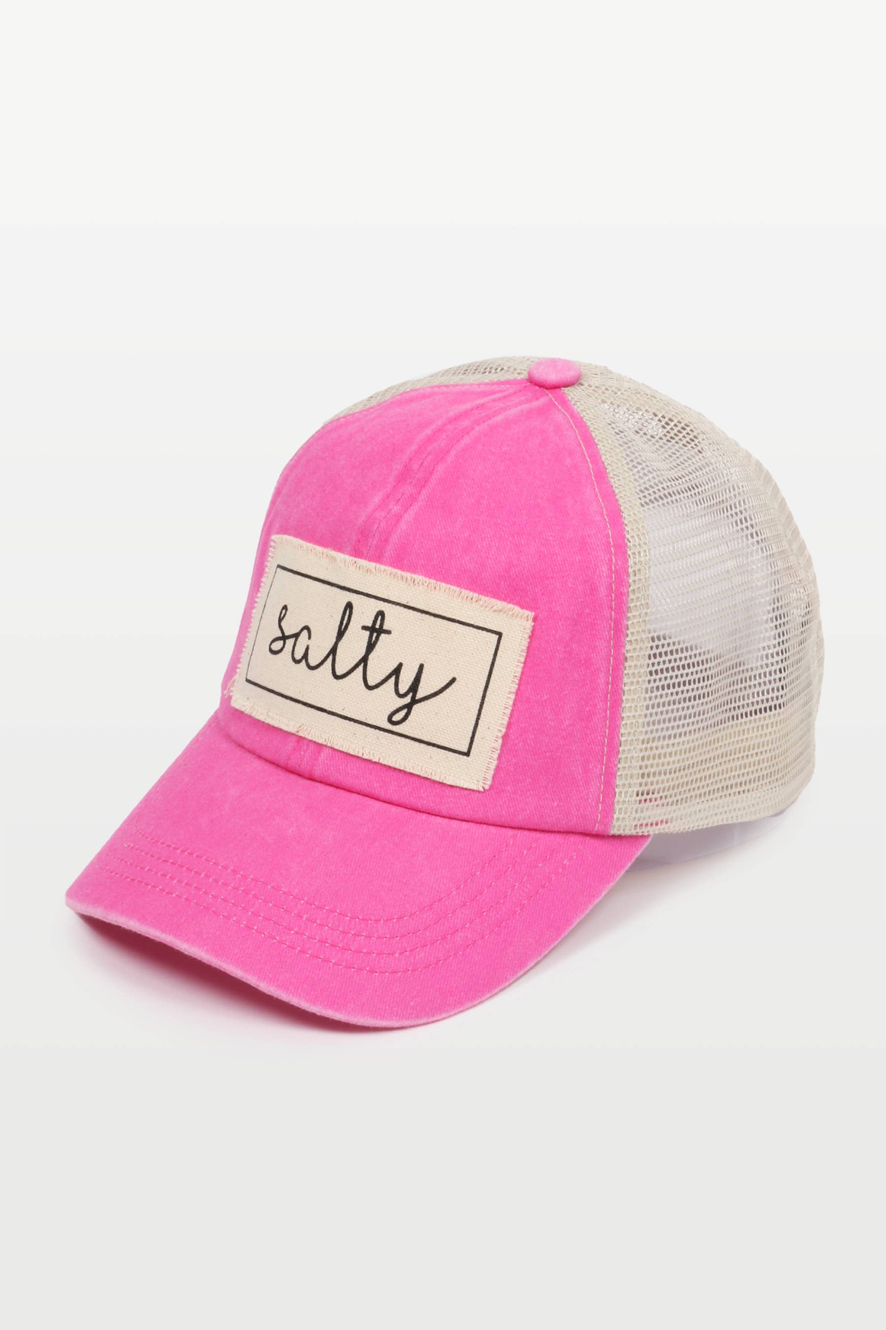 David And Young - Wholesale Baseball Cap - Women's - Salty Canvas Patch Mesh Back Baseball Cap16