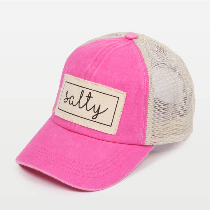 David And Young - Wholesale Baseball Cap - Women's - Salty Canvas Patch Mesh Back Baseball Cap16