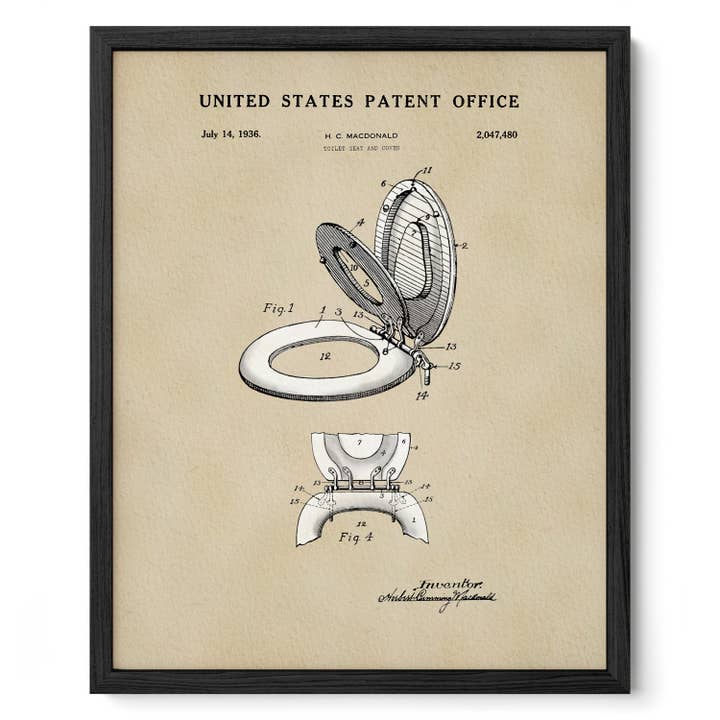 Toilet Seat for wholesale by Timeless Patents