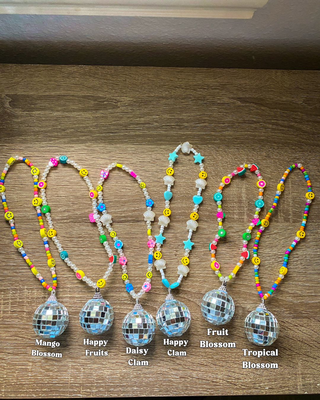 Sun Moon & Stars Co. - Wholesale Car Decorative Charm - Women's - Happy Fruits Disco Ball Car Charm1