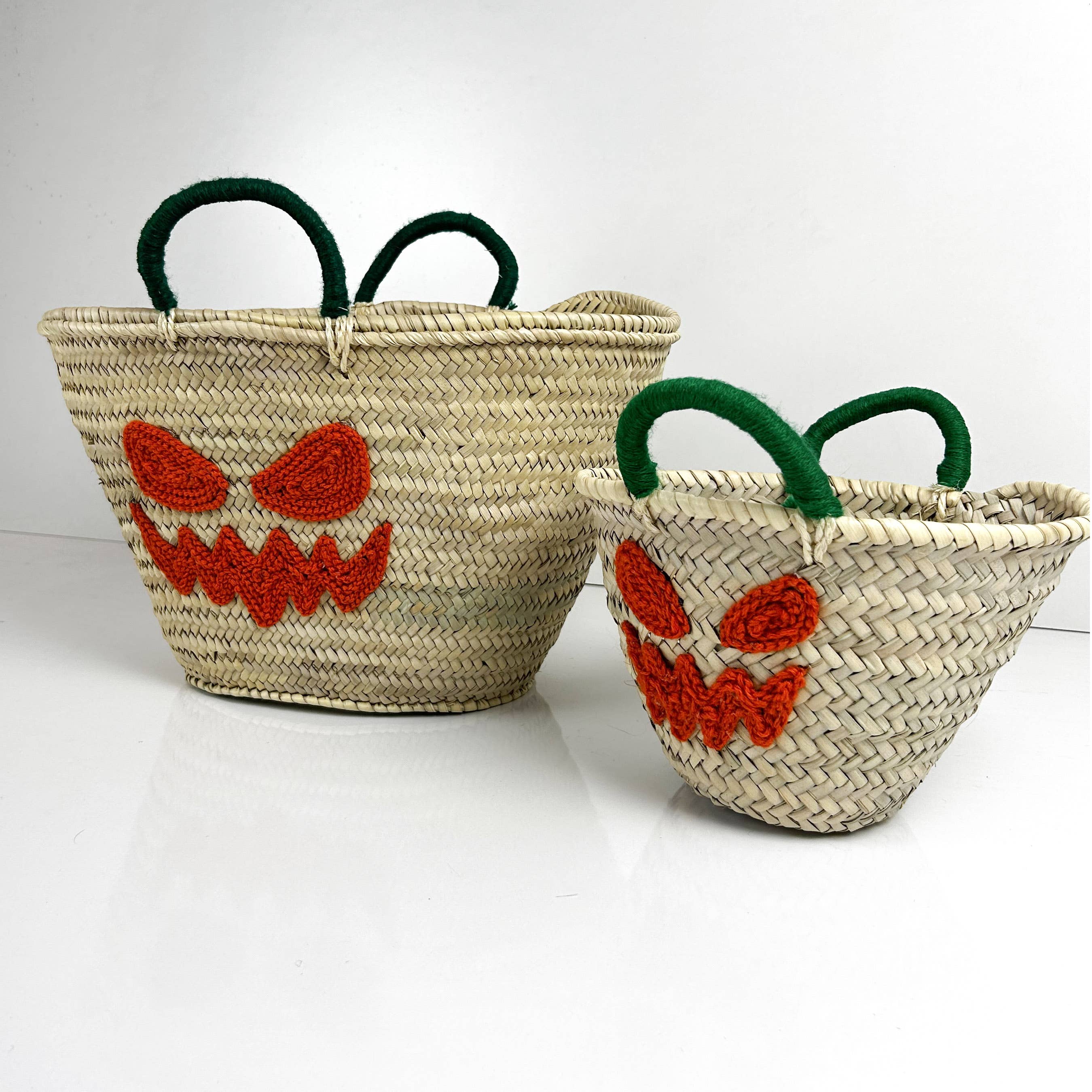 ProHandmadeDesign - Vente Sac de plage - Halloween : sac en paille personnalisé pour une astuce ou une friandise8