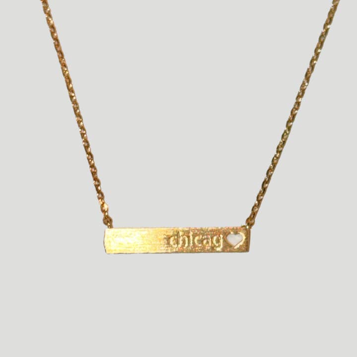 Collar Corazón de Chicago para venta al por mayor de Kipepeo