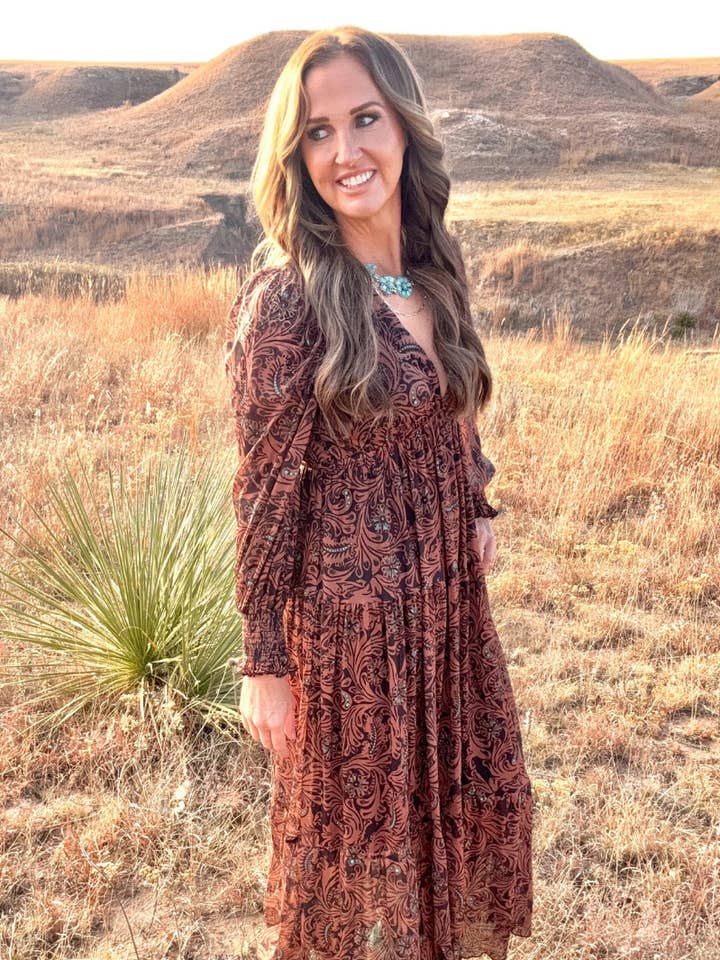 Vestido Sonhos do Ocidente por atacado de Sterling Kreek