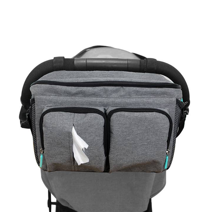 Bolsa de carrinho com vários compartimentos com tiras de velcro ajustáveis por atacado de Joybi