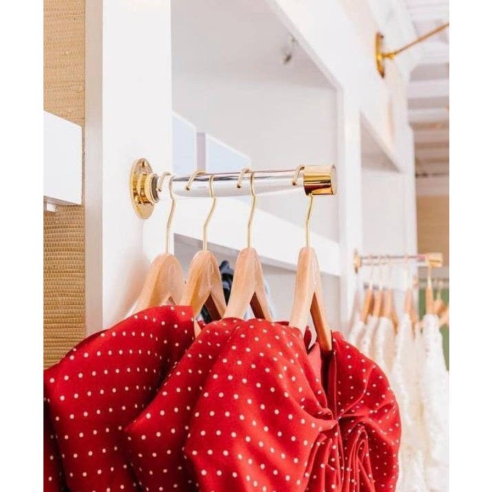 LuxHoldups - Wholesale Wall Hook - Luxholdups Lucite & Brass Valet Hook Wall Organizer