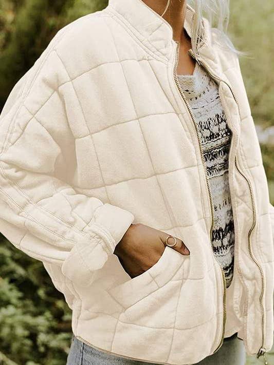 front zip up jacket for wholesale by Fashion Combination