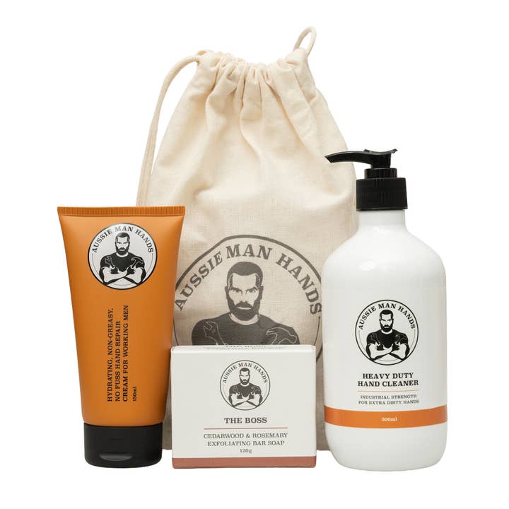 Aussie Man Hands - Wholesale Hand cream/lotion – Men's - Trio Gift Bundle