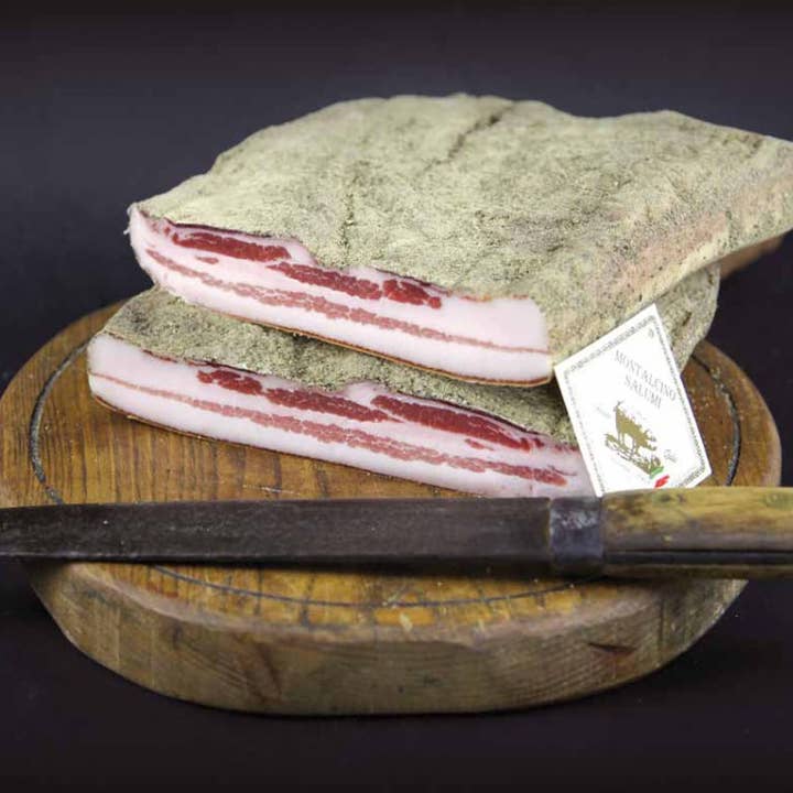 Pancetta tesa Montalcino Salumi por atacado de Passione Toscana