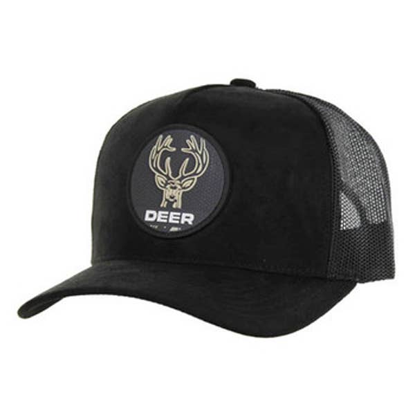 Hjorte Ruskind Trucker Baseball Cap - Ruskindstof for engroshandel hos S & J Gift Inc