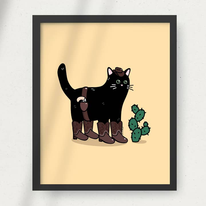 Desert Cowboy Cat for wholesale by Moth Mart