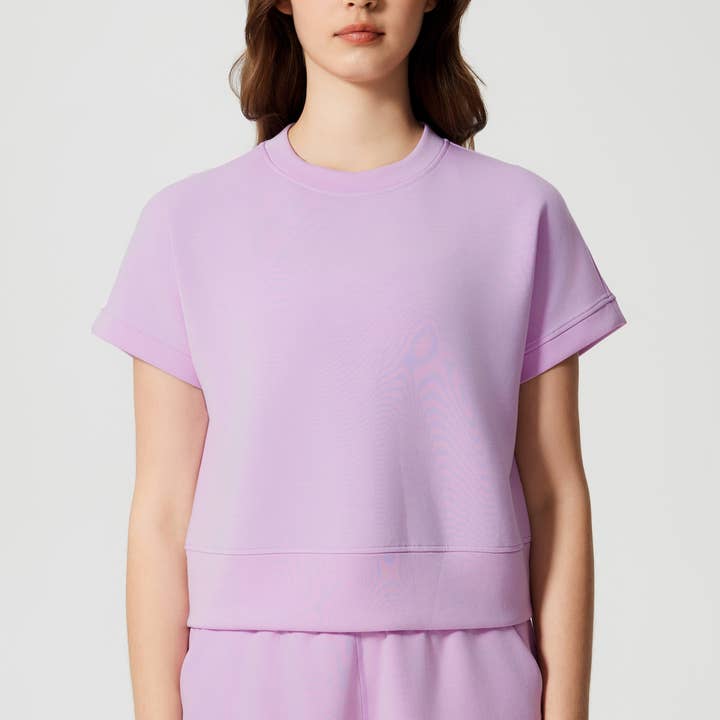 Damen Lockeres Rundhals Kurzarm Sport T-Shirt für den Großhandel von Sodalemon