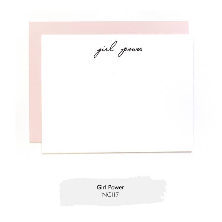 Girl Power Notecard Set for wholesale by Paper Epiphanies