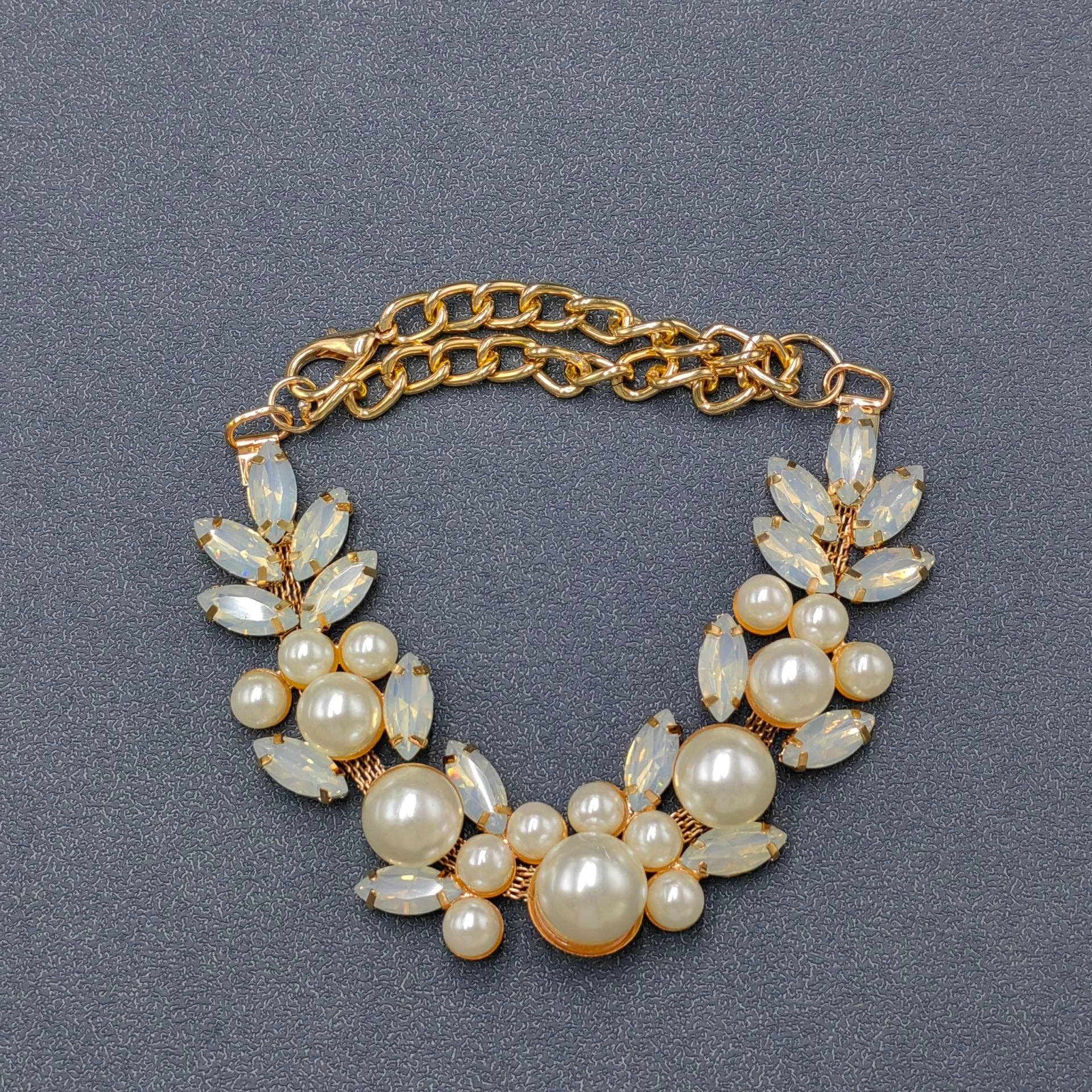 Mio Queena – coleira - Gato e cão por atacado – Coleira para pet com corrente de pérolas de vidro para gatos e cães1