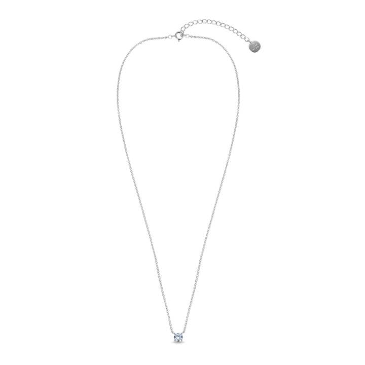 Luxenter - Wholesale Pendant/Charm Necklace - Collar Luxenter de Plata de Ley 925 con Circonita Brillante acabado en rodio - Keval1