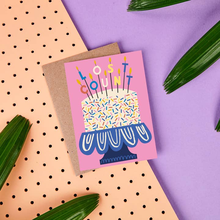 Rumble Cards – wholesale Birthday card – LOST COUNT - GREETING CARD - STATIONERY - BIRTHDAY1