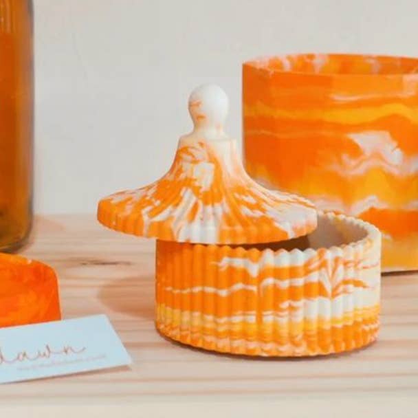 Marbled Trinket Pots for wholesale by Studio Dawn