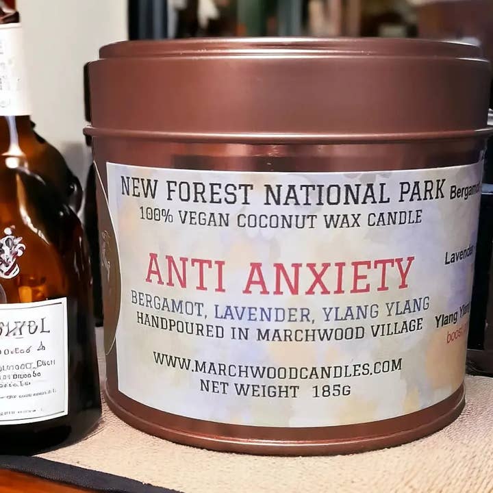 Velas de aceite esencial de 185 g, aptas para veganos para venta al por mayor de Marchwood Candles Ltd