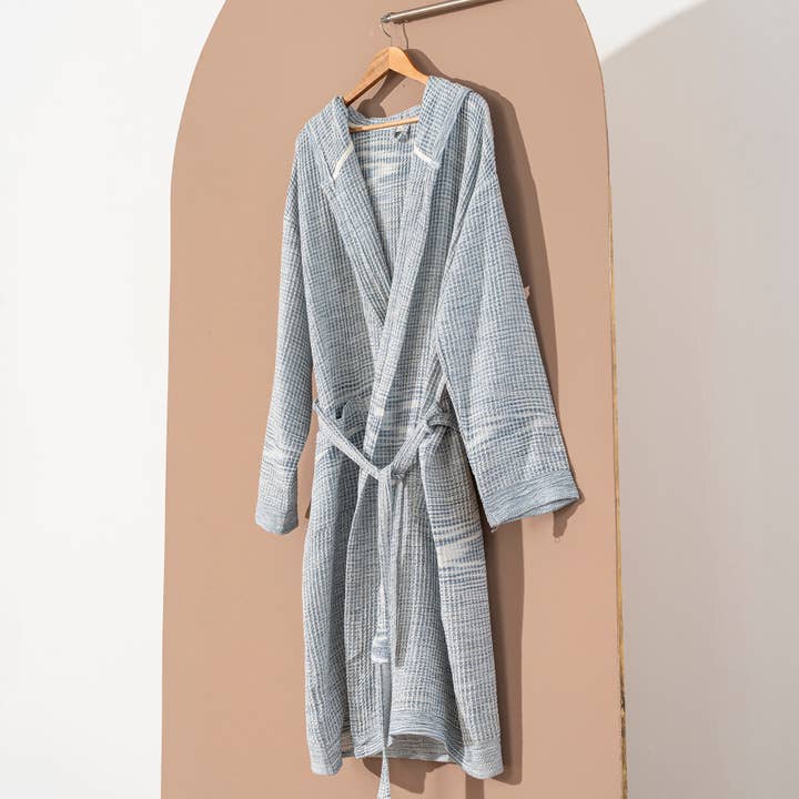 Kikoya - Wholesale Robe - Unisex - Bathrobe Turkish Cotton Light Weight Summer Kimono Quick dry