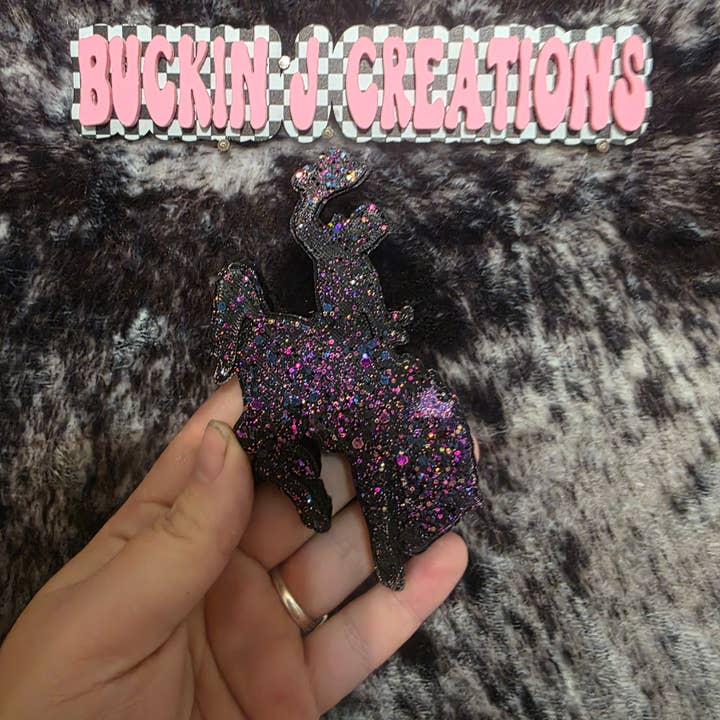 Buckin J Creations – Ambientador para carro – Mulher por atacado – Ambientador de Carro Artesanal Cowboy do Wyoming2