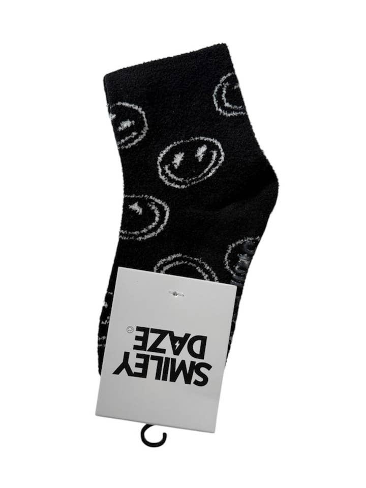 SMILEY • FUZZY SOCKS for wholesale by Smiley Daze