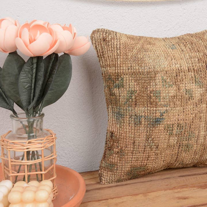 Vintage etnisk kilim boho kuddfodral 12x12 för wholesale av Kilim Pillow Decors