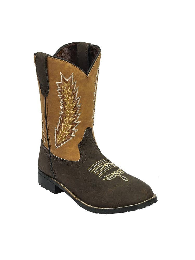 Moka Bottes western TuffRider Biscayne à bout carré pour jeunes en vente sur Faire1