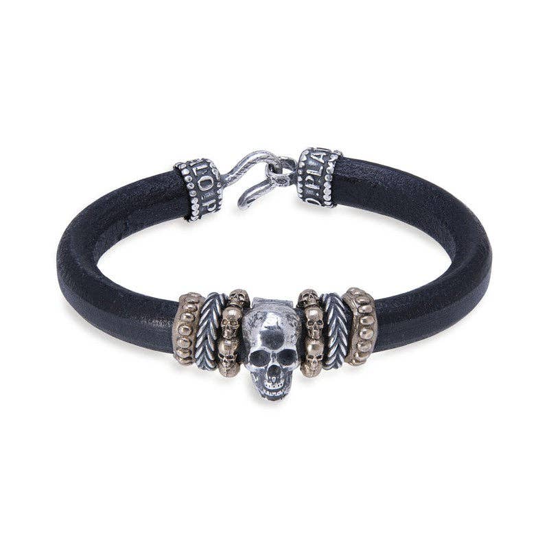 PLATADEPALO - Wholesale Jewelry - Men's - Unisex Skull Bracelet KARSO1