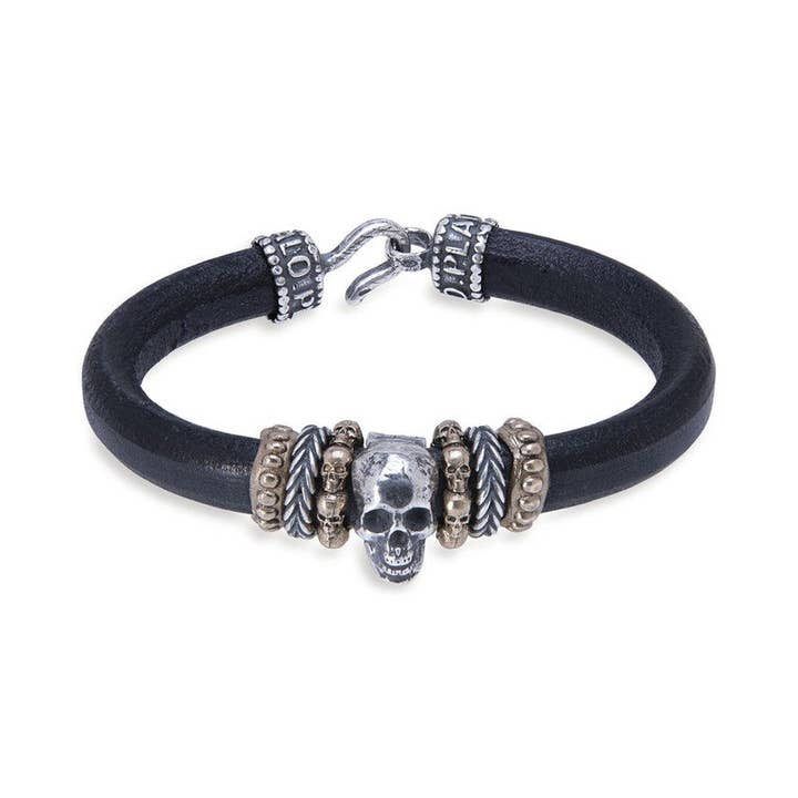 PLATADEPALO - Wholesale Jewelry - Men's - Unisex Skull Bracelet KARSO1