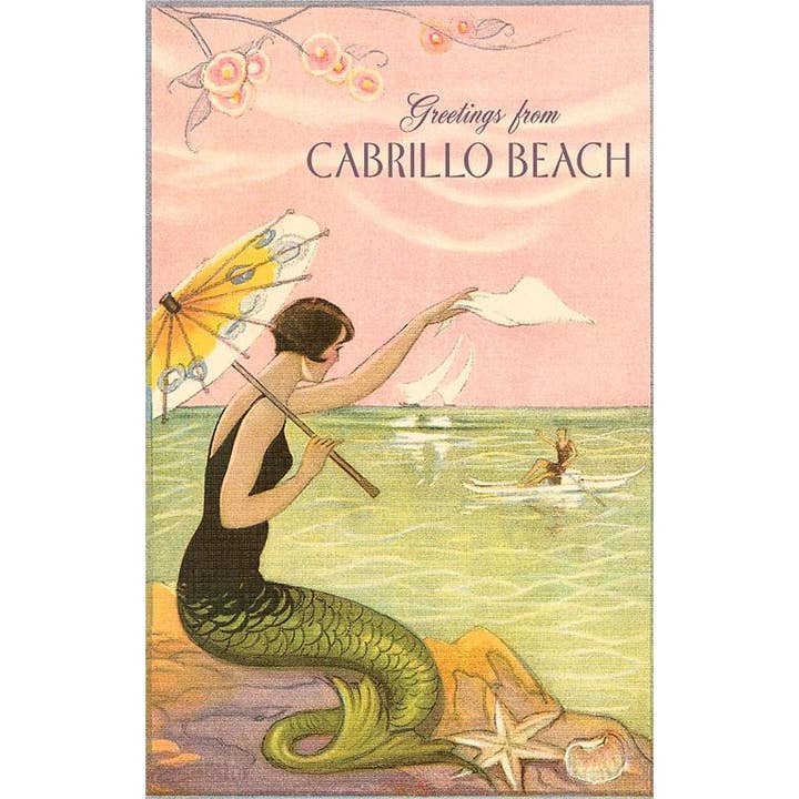 Found Image Press - Wholesale Sticker - Sticker CA-1515 Greetings from Cabrillo Beach