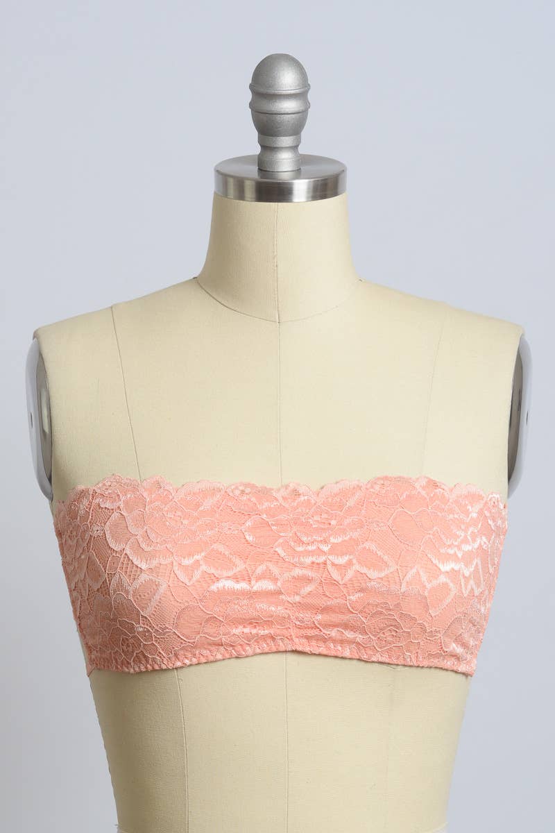 Leto Accessories – Großhandel Bralette – Damen – Boho-Spitzen-Bandeau mit Korsettrücken1